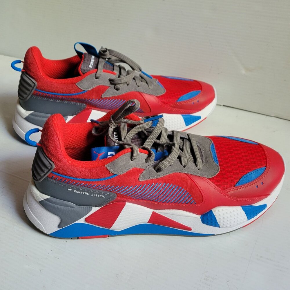 Puma Rs x Retro Red Steel Gray Indigo Sneakers Running Shoes 371511-01 Size 11.5 - Picture 5 of 11